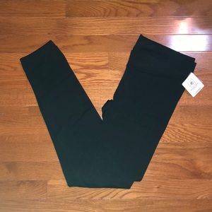 Black seamless maternity legging